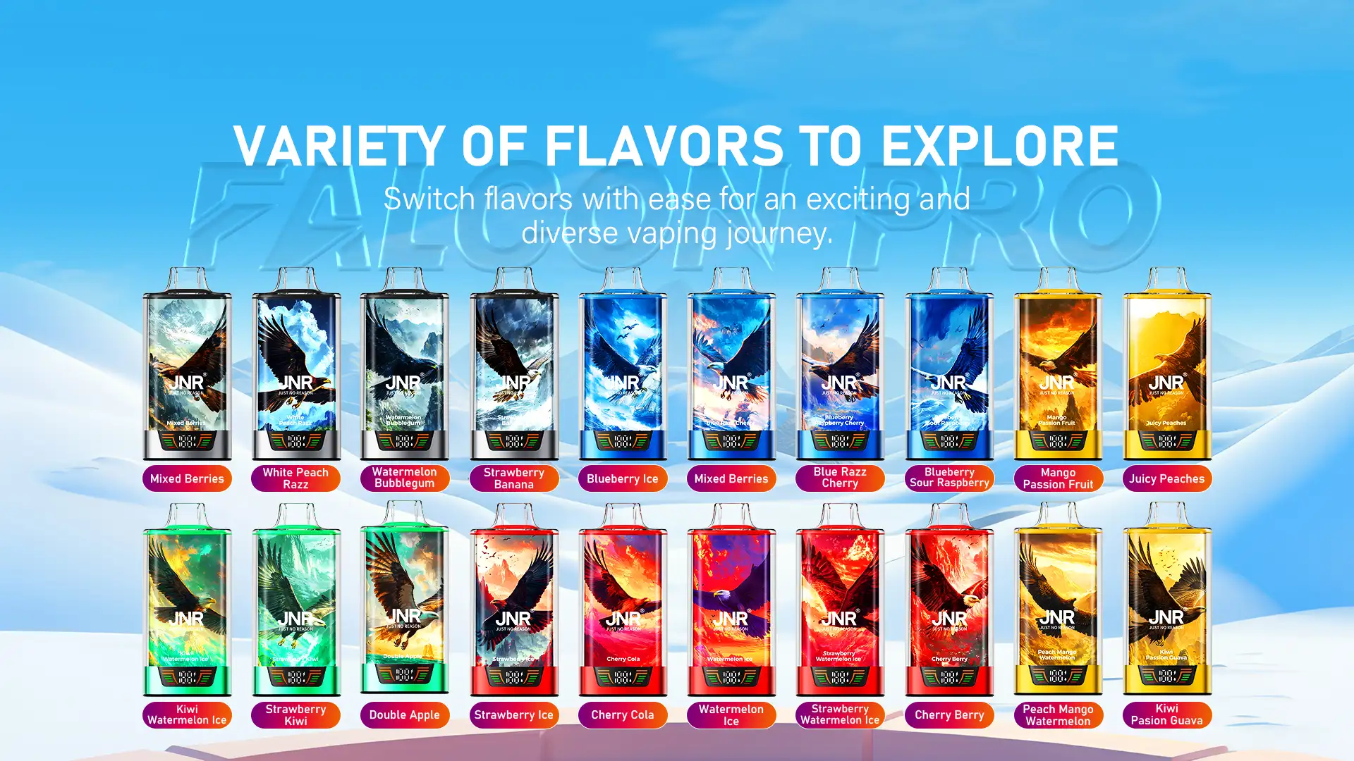 JNR Falcon Pro 28K Sortiment TPD konform Deutschland kaufen